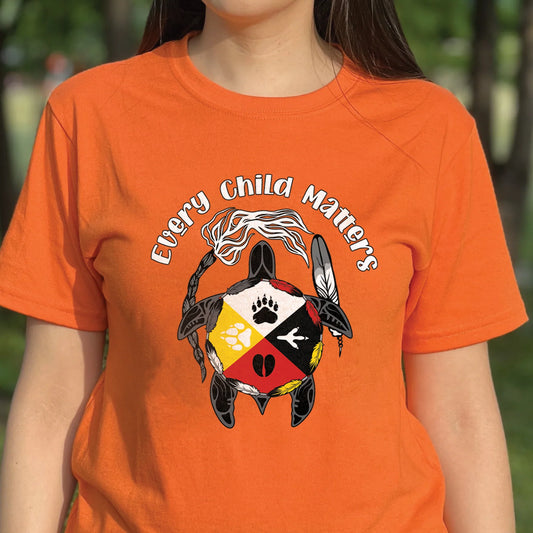 Sacred Circle of Healing – For Orange Shirt Day Unisex T-shirt/Hoodie/Sweatshirt 143