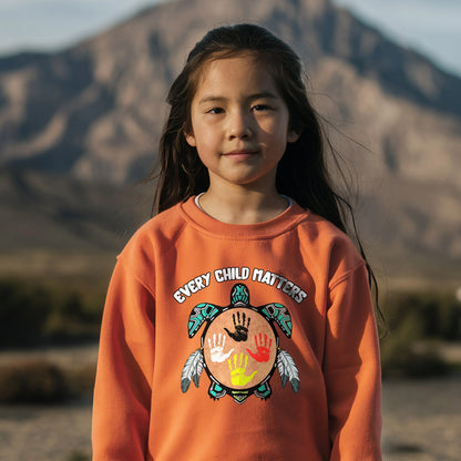 Feather Hand Color On Turtle For Orange Shirt Day Unisex T-shirt/Hoodie/Sweatshirt