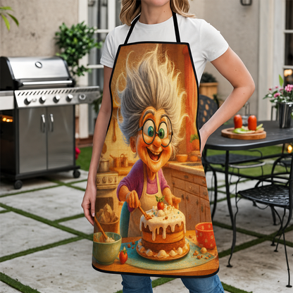 Funny Grandma Cooking Apron - Hilarious Kitchen Gift For Women