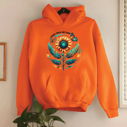 Every Child Matters Sunflower Orange Native American Unisex T-shirt/Hoodie/Sweatshirt