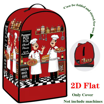 2D Printed Kitchen Appliance Cover – Decorative Dustproof Mixer & Blender Cover