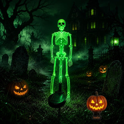 Solar Skeleton Yard Stake Light – Waterproof LED Halloween Outdoor Decoration