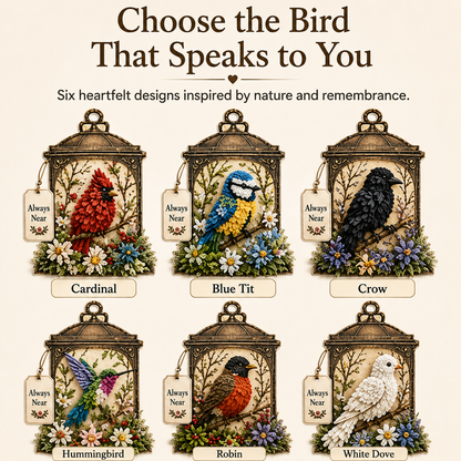 Always Near 3D Fabric Memory Lantern Kit - DIY Bird Poke Art Craft for Beginners