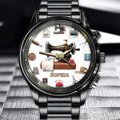 Custom Tailored for You Watch - Personalized Gift For Sewists, Quilters & Seamstresses