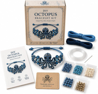 DIY Animal Beaded Bracelet Kit - Beginner-Friendly Jewelry Making Craft Set