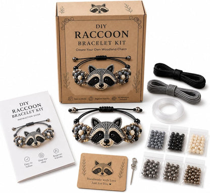 DIY Animal Beaded Bracelet Kit - Beginner-Friendly Jewelry Making Craft Set