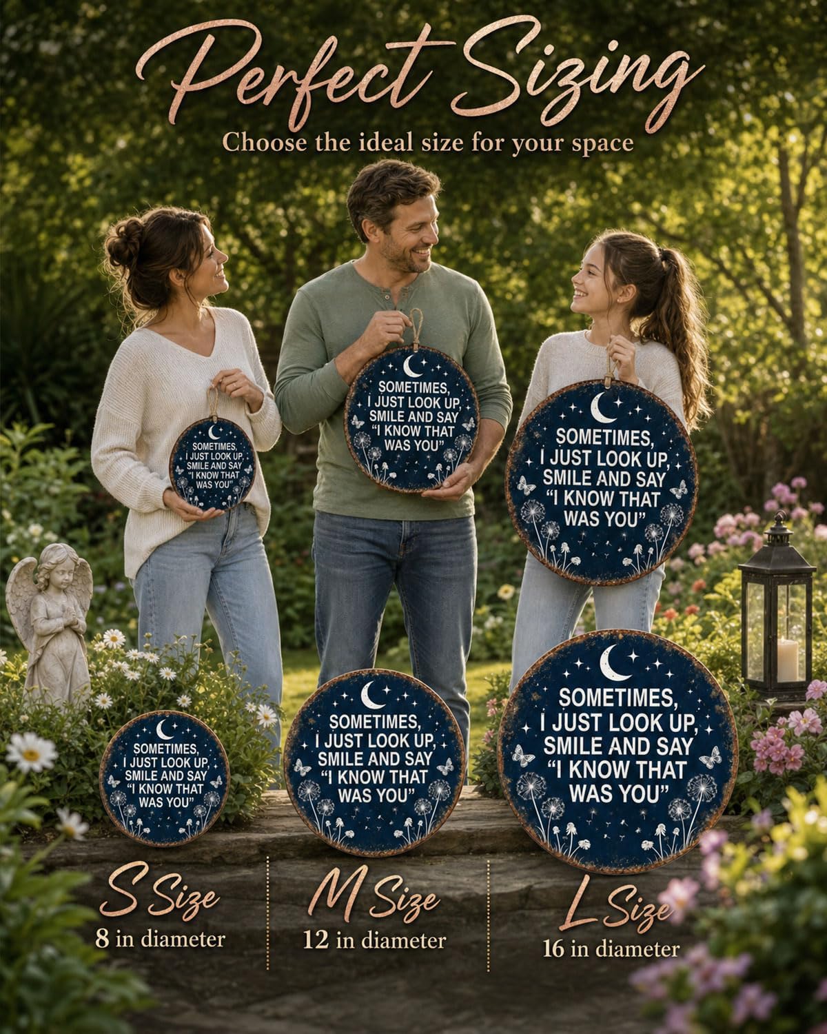 Memorial Garden Hanging Sign – “I Know That Was You” Remembrance Decor for Loss of Loved One or Pet