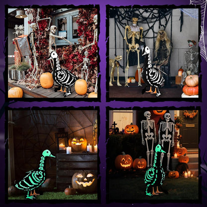 Halloween Porch Goose Outfit - Spooky Outdoor Yard Decor For Front Porch & Garden