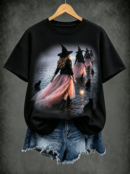 Women's Casual Short-Sleeve Printed T-Shirt