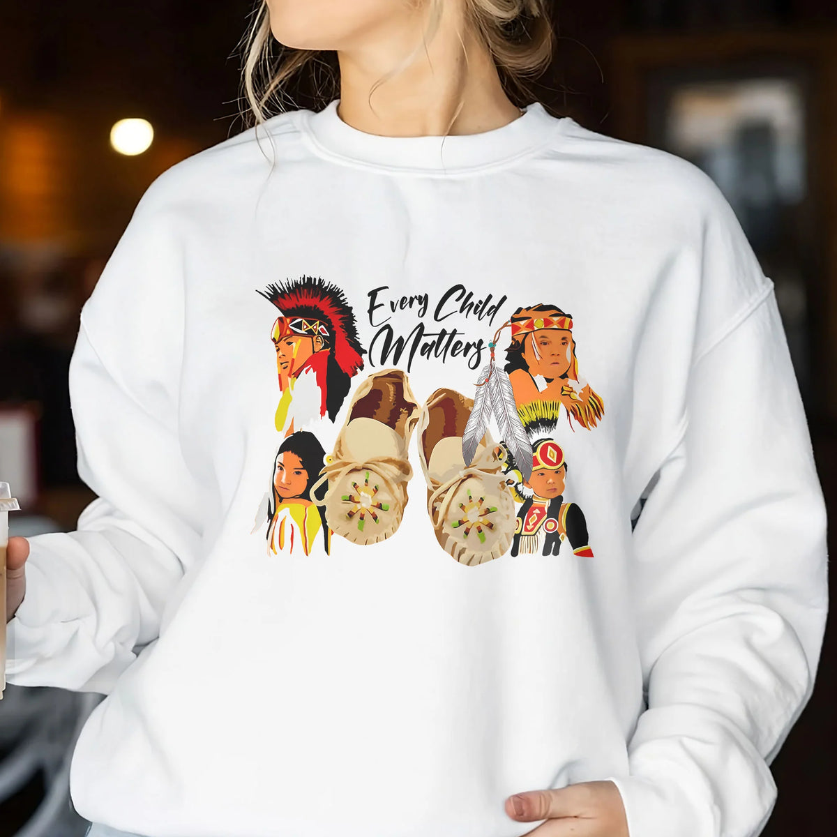 Children and Tribes United Together Orange Shirt Unisex T-shirt/Hoodie/Sweatshirt