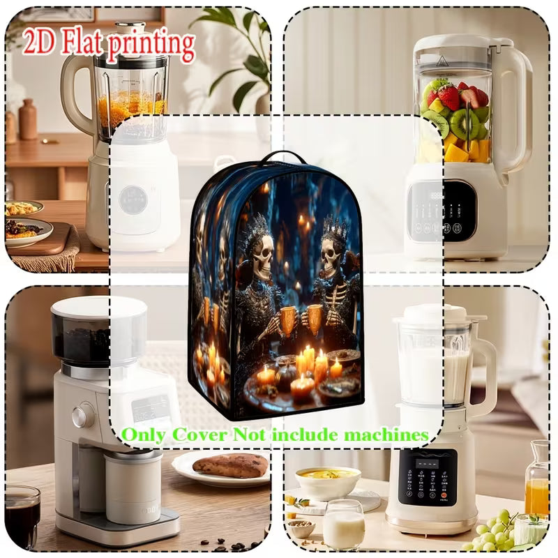2D Printed Kitchen Appliance Cover – Decorative Dustproof Mixer & Blender Cover