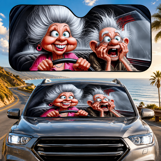 Universal Car Windshield Sun Shade – Foldable UV & Heat Protection Auto Sunshade for Cars, SUVs and Trucks