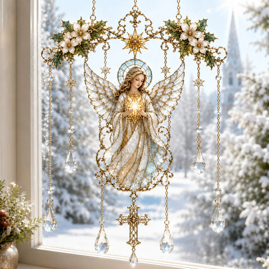 🔥 Last Day: 50% Off – 🌈 Faith-Inspired Acrylic Sun Catcher