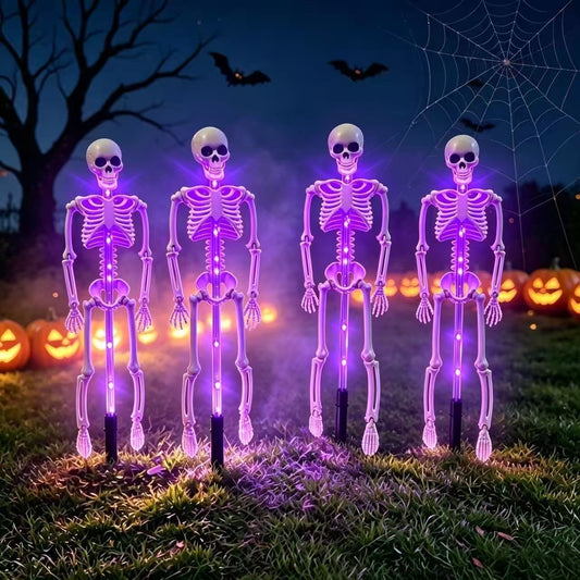 Solar Skeleton Yard Stake Light – Waterproof LED Halloween Outdoor Decoration