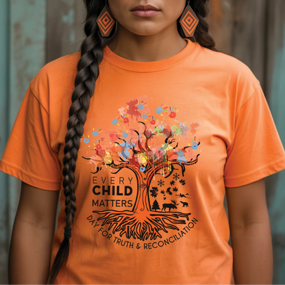 Tree of Life, Handprints of Hope, and Healing - For Orange Shirt Day Unisex T-shirt/Hoodie/Sweatshirt 161