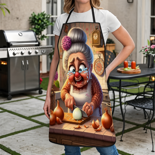 Funny Grandma Cooking Apron - Hilarious Kitchen Gift For Women