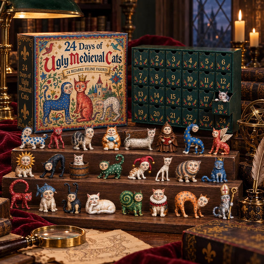 24 Days of Ugly Medieval Cats Advent Calendar
