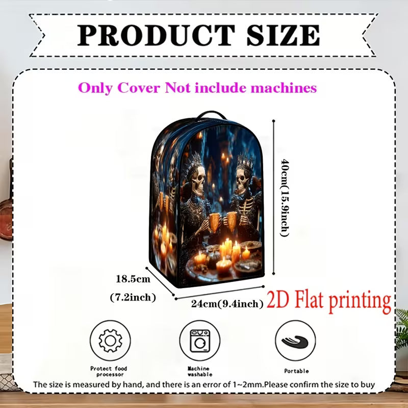 2D Printed Kitchen Appliance Cover – Decorative Dustproof Mixer & Blender Cover