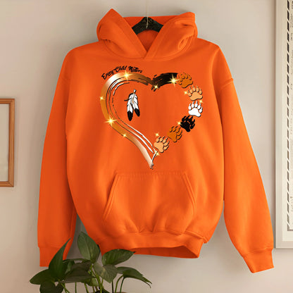 Every Child Matters Paws Of Heart Native American Unisex T-shirt/Hoodie/Sweatshirt
