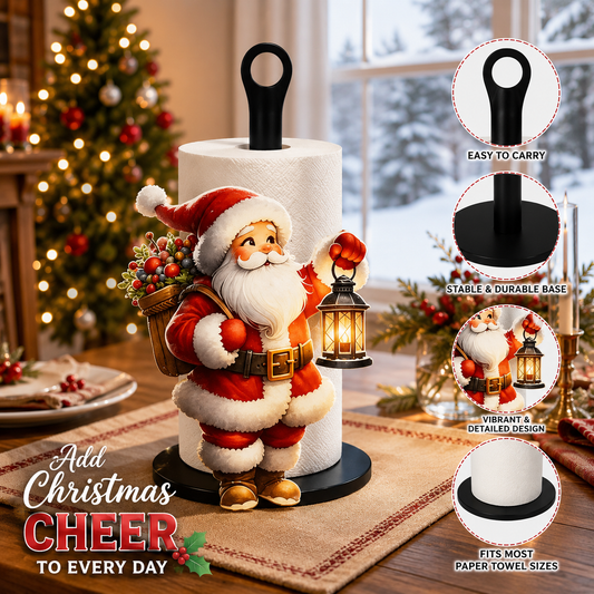 Reusable Decorative Countertop Paper Towel Holder – Themed Kitchen Paper Towel Stand